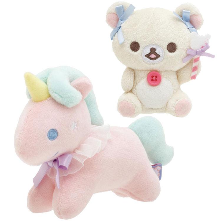 Korilakkuma & Unicorn Plush Doll Sky Cotton Candy San-X Japan 2024 Rilakkuma