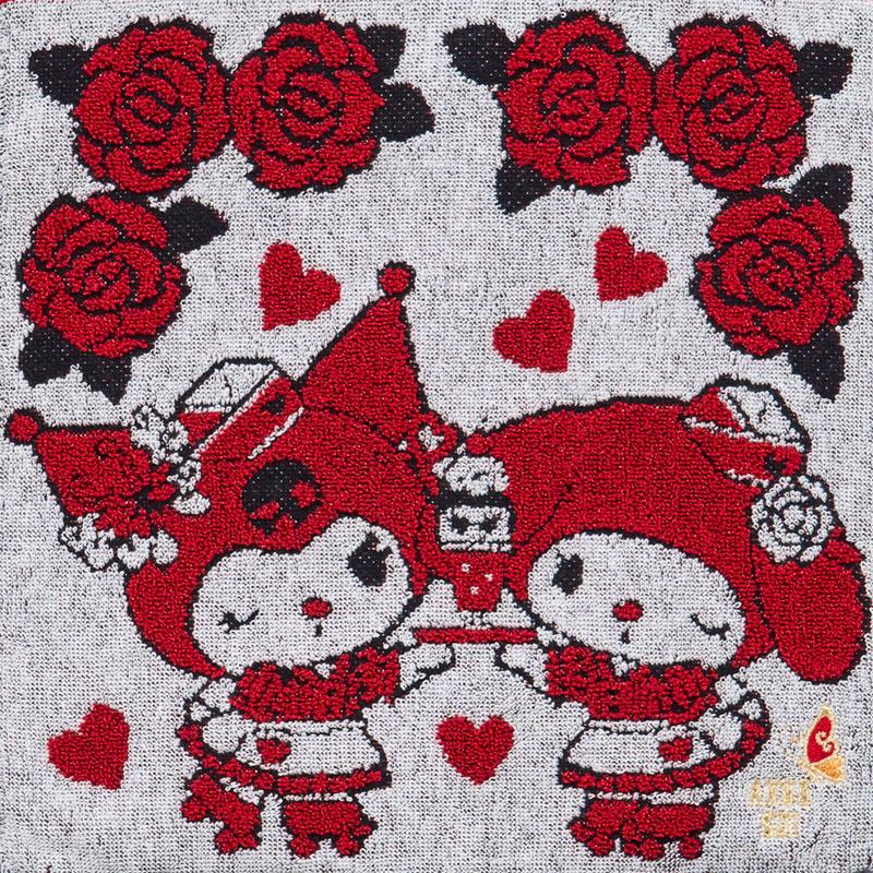 My Melody & Kuromi ANNA SUI Towel Handkerchief Frill Red Sanrio Japan 2025