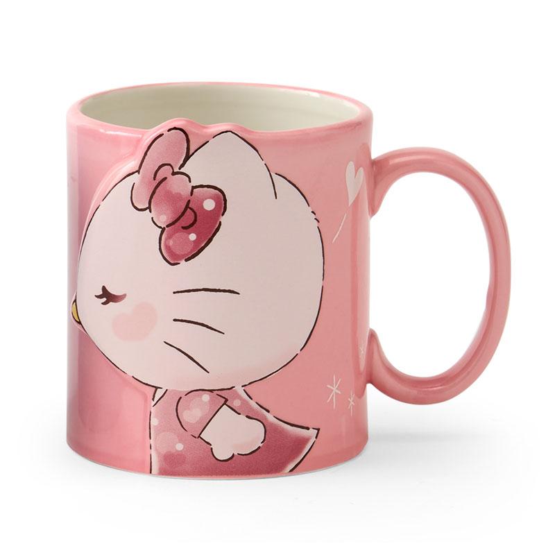 Hello Kitty & Dear Daniel Kiss Pair Mug Cup Sanrio Japan 2024