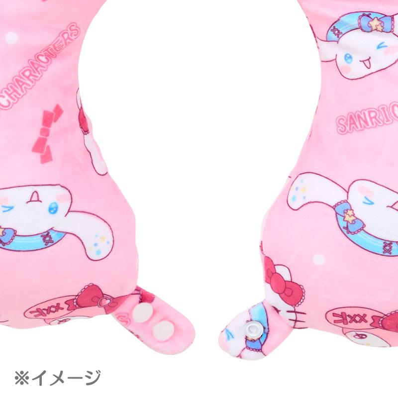 Sanrio Characters Neck Pillow Purple Japan Travel