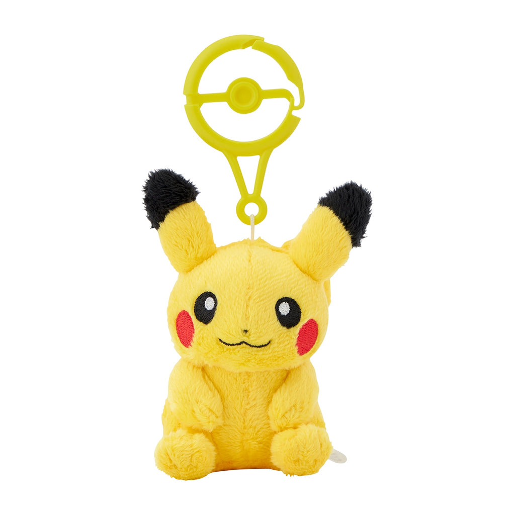 Pikachu Plush Keychain with Carabiner Pokemon Center Japan 2024