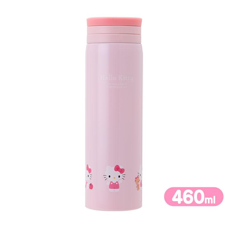 Hello Kitty Stainless Bottle 460ml Pink Sanrio Japan