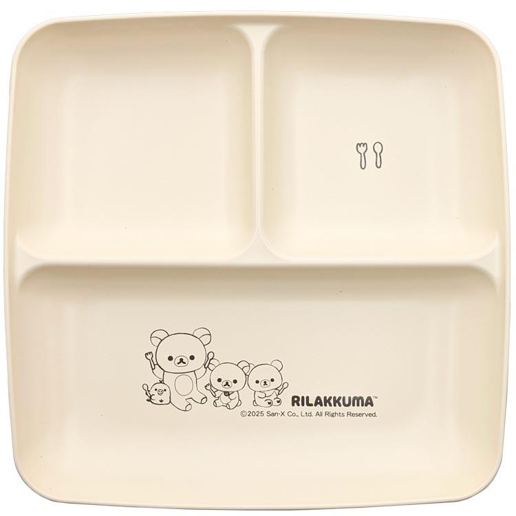 Rilakkuma Lunch Plate Pink San-X Japan 2025