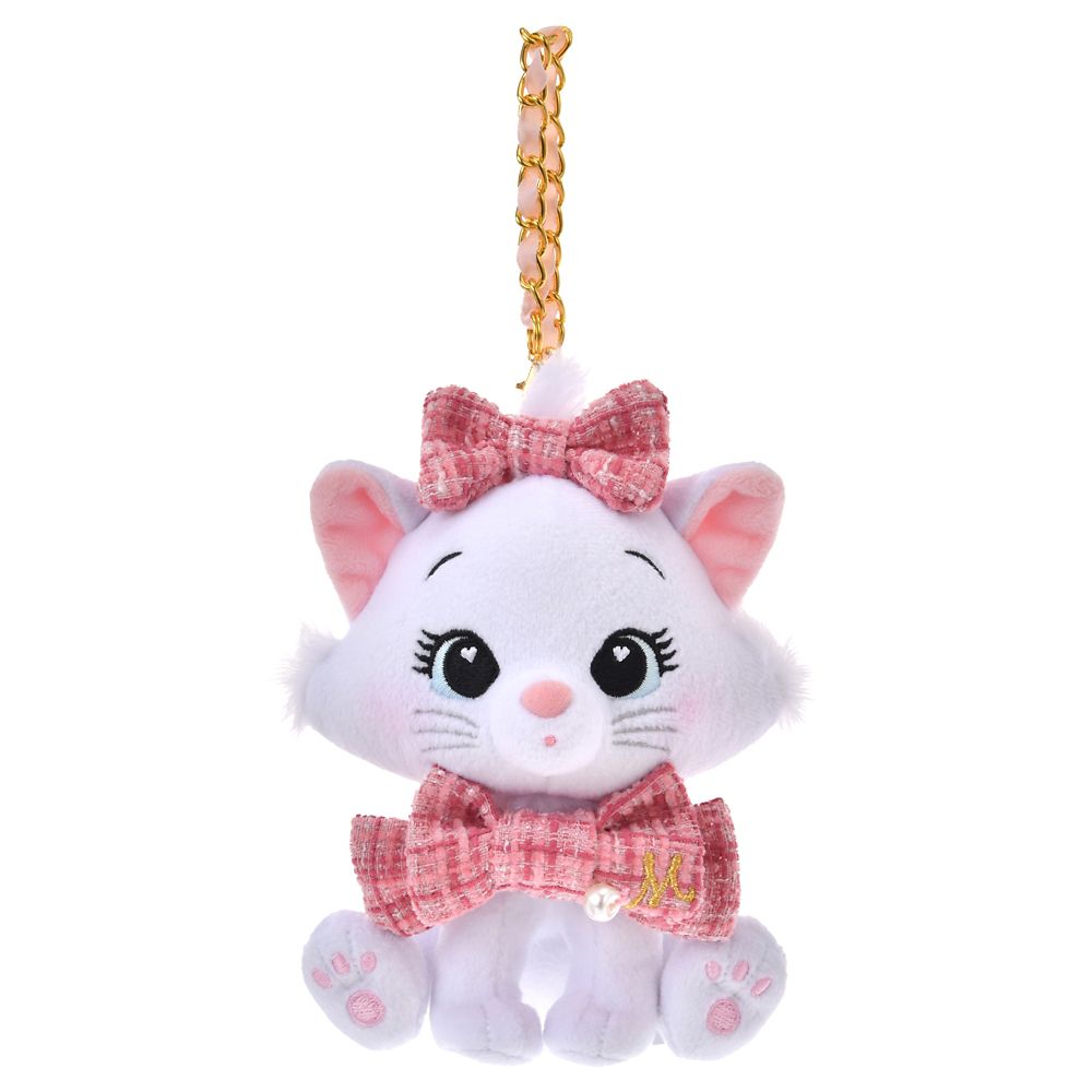 The Aristocats Marie Cat Plush Keychain TWEED STYLE Disney Store Japan 2025