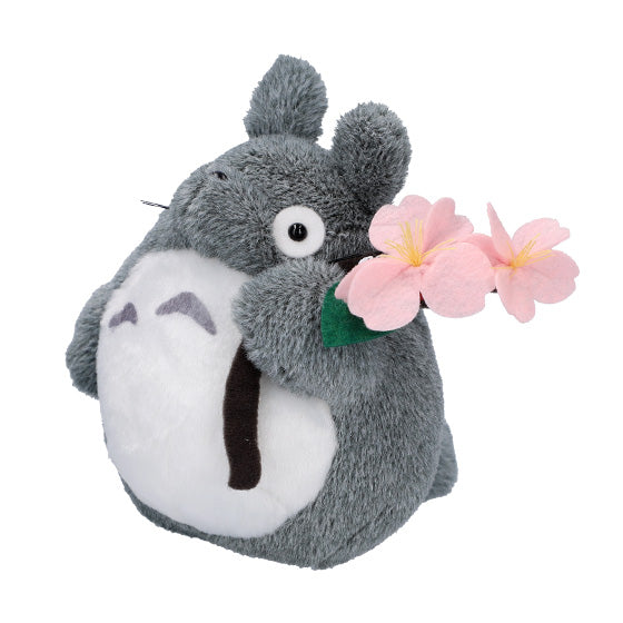 My Neighbor Big Totoro Fluffy Otedama mini Plush Doll Sakura Studio Ghibli Japan