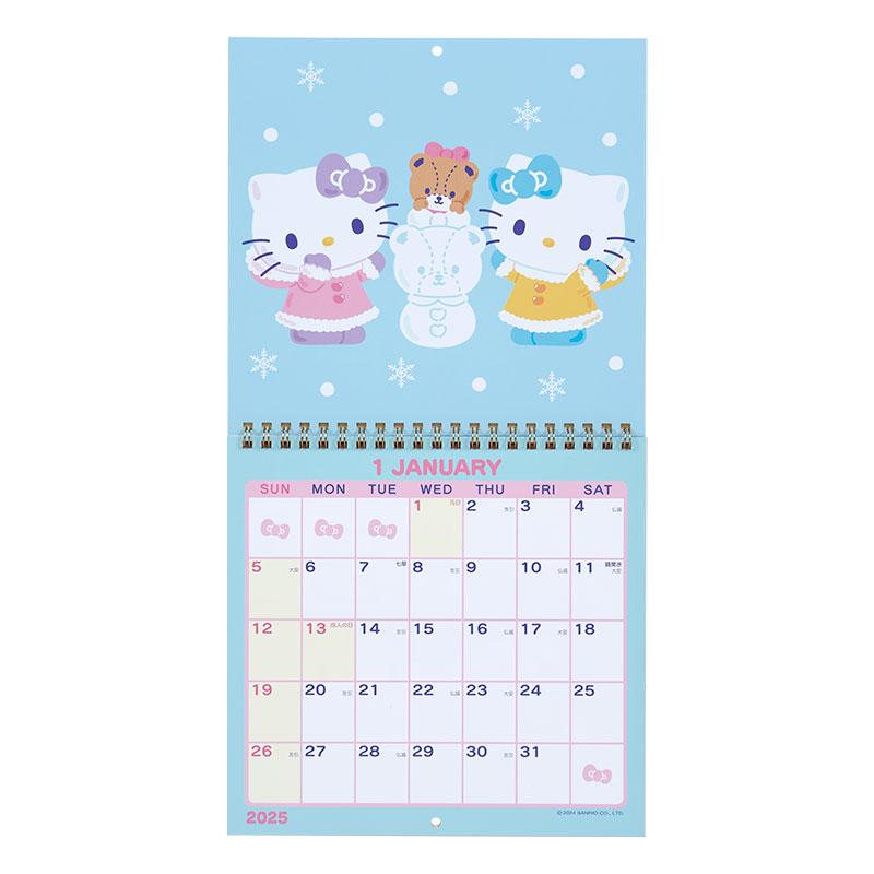 Hello Kitty Wall Calendar 2025 M Sanrio Japan