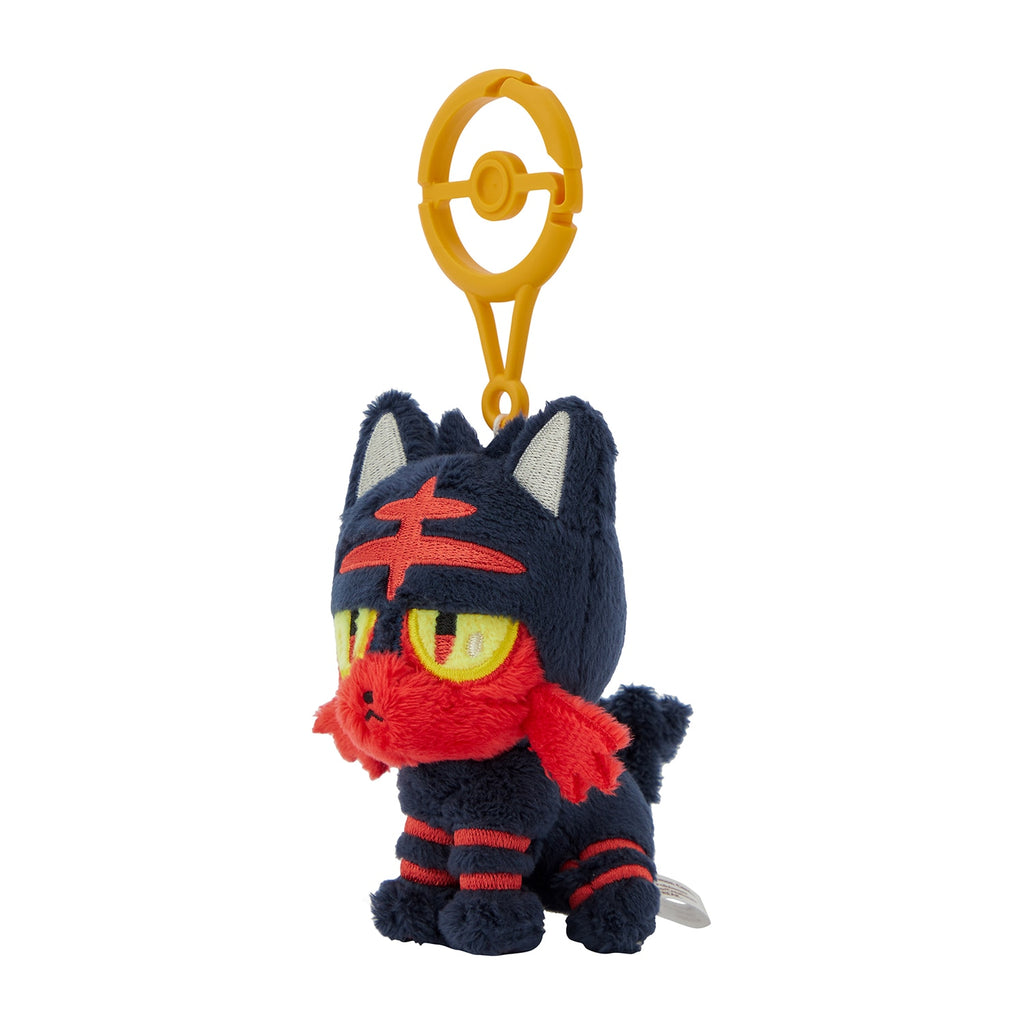 Litten Nyabby Plush Keychain with Carabiner Pokemon Center Japan 2024