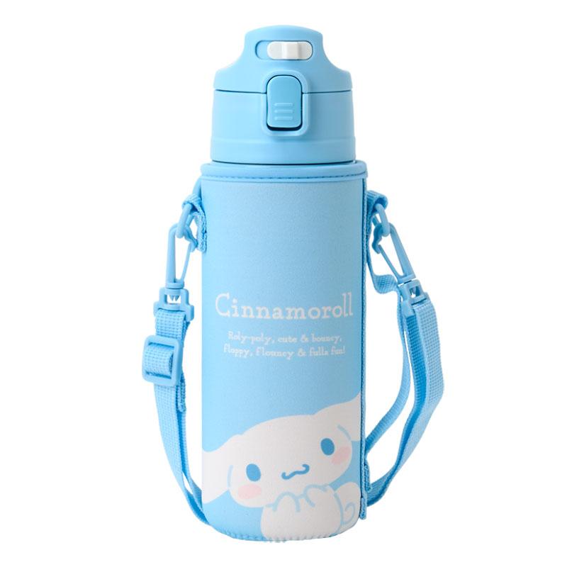 Cinnamoroll Kids Stainless Bottle w/ Cover Strap Sanrio Japan 2024