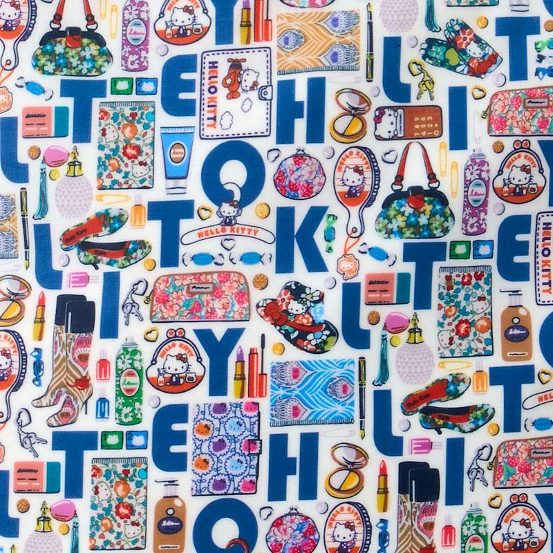 Hello Kitty Tote Bag L Liberty ABC Blue Sanrio Japan 2025