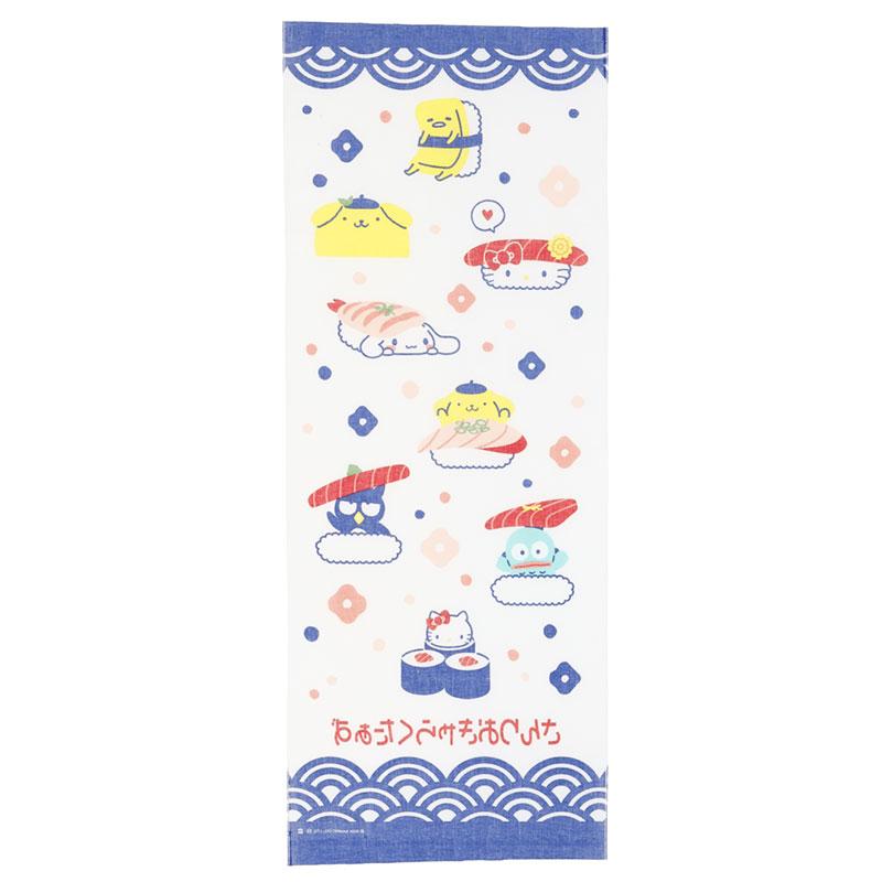 Hand towel Tenugui Sushi Sanrio Japan 2025