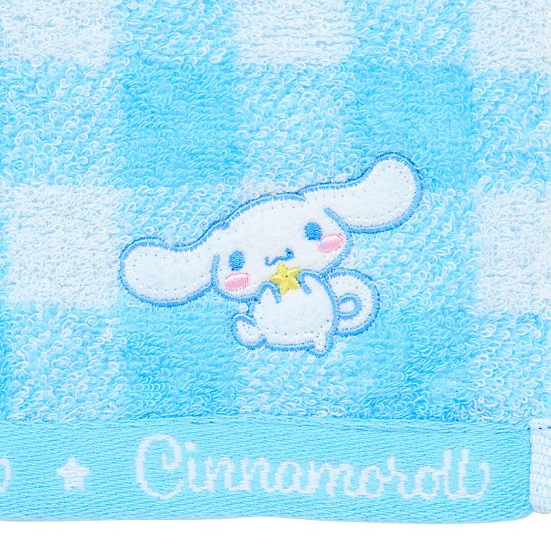 Cinnamoroll Hand Towel Plaid Blue Imabari Sanrio Japan 2025