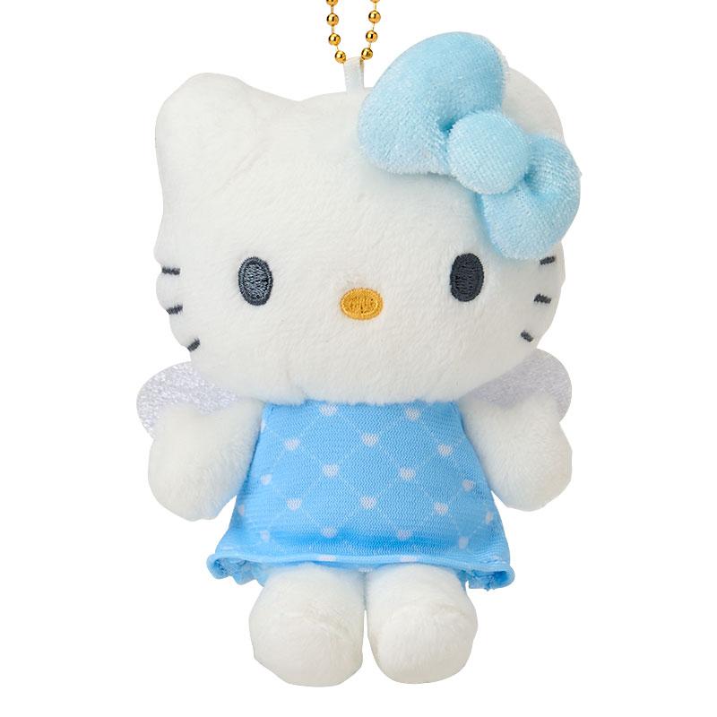 Hello Kitty Plush Keychain Angel Blue Sanrio Japan 2025