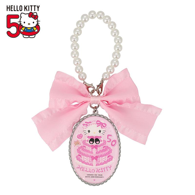 Hello Kitty Keychain Bag Charm 50th Anniversary Quilt Sanrio Japan 2024