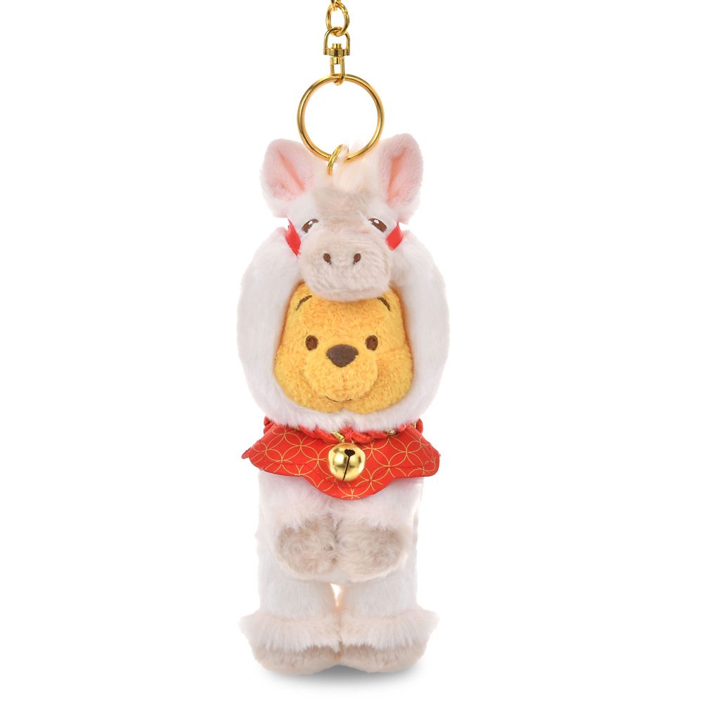 Winnie the Pooh Plush Keychain Horse White Disney store ETO 2026 Japan New Year