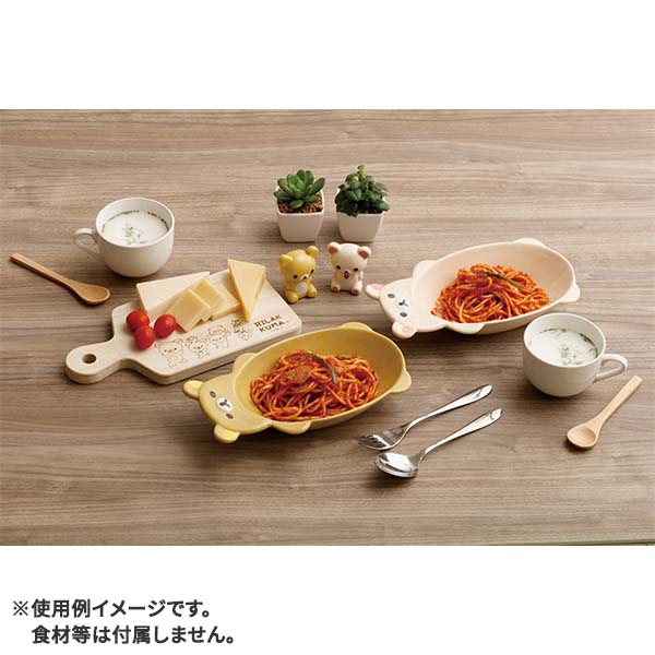 Rilakkuma Wood Cutting Board Manpuku Maku maku Everyone is Full San-X Japan 2024