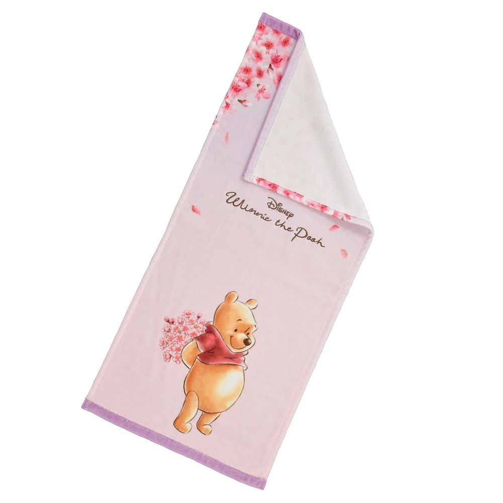 Winnie the Pooh Face Towel SAKURA Disney Store Japan 2025