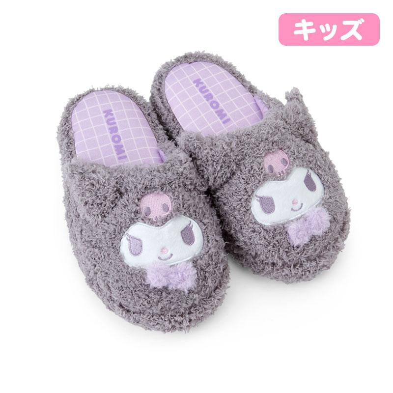 Kuromi Kids Slipper Face Shape Sanrio Japan 2024