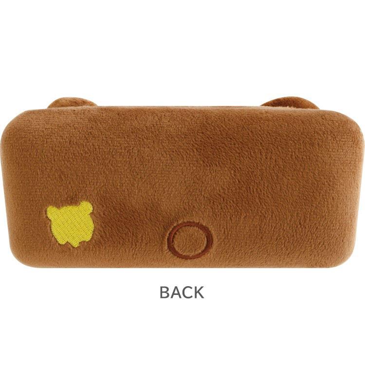 Chairoikoguma Plush Hard Glasses Case Brown San-X Japan 2025 Rilakkuma