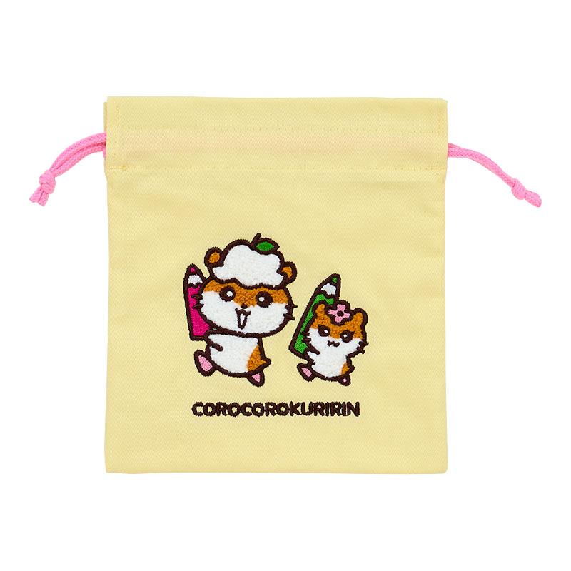 Coro Coro Kuririn Drawstring Pouch Sagara Embroidery Retro Sanrio Japan 2025
