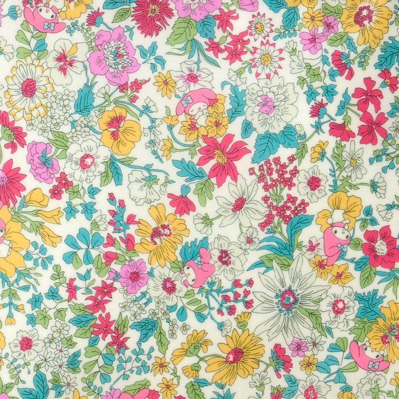 My Melody Liberty Fabrics Tote Bag L Flower Pink Sanrio Japan 2025