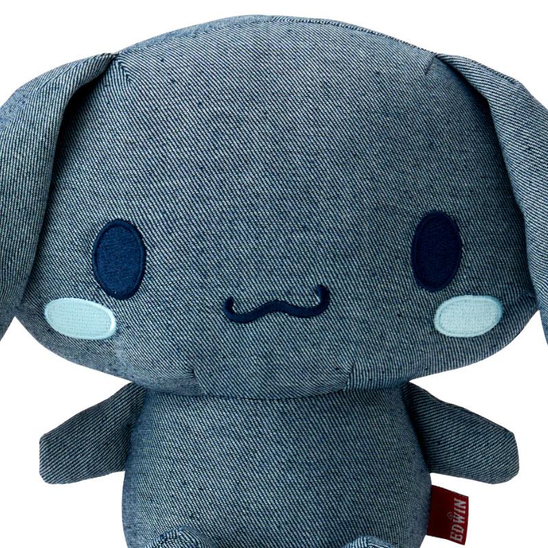 Cinnamoroll Denim Plush Doll EDWIN Sanrio Japan 2025