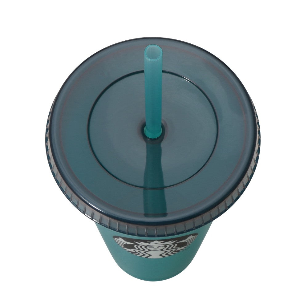 Starbucks Japan Color Changing Reusable Cold Cup Dual Blue 710ml 2025
