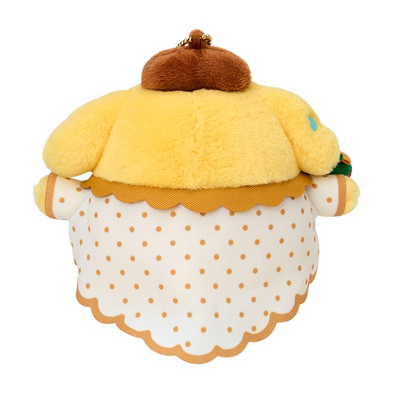 Pom Pom Purin Plush Mascot Holder Keychain Strawberry News Sanrio Japan