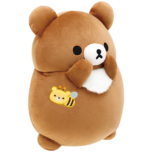 Chairoikoguma Plush Doll Manpuku Maku maku Everyone Full San-X Japan Rilakkuma