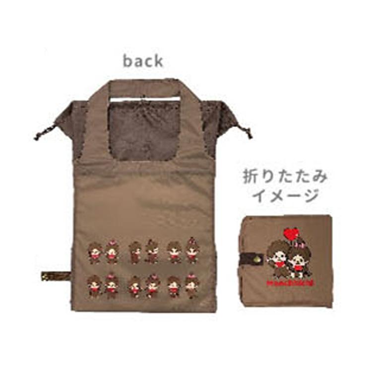 Monchhichi Eco Shopping Tote Drawstring Bag 30L balloon Japan