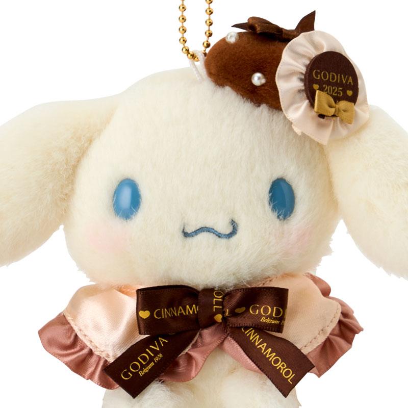 Cinnamoroll GODIVA Plush Mascot Keychain Sanrio Japan Valentine's Day 2025