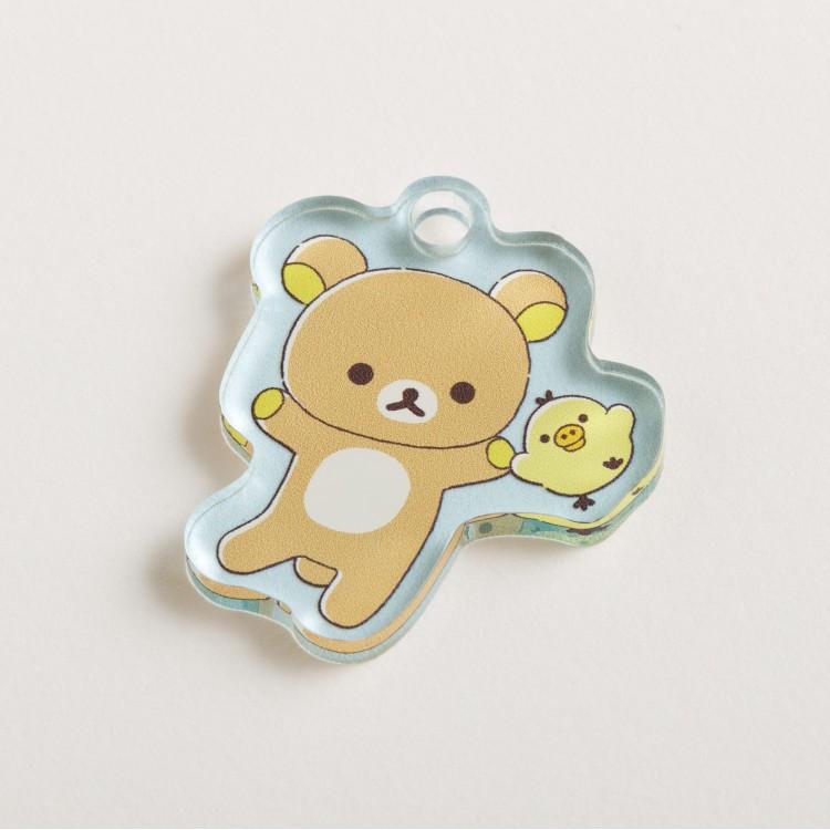 Rilakkuma & Kiiroitori Yellow Chick Smartphone Strap Rain then Sunny San-X Japan