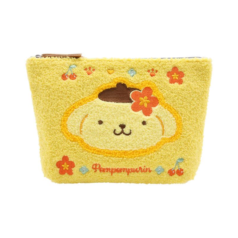 Pom Pom Purin Pouch Flower Sagara Embroidery Sanrio Japan 2024