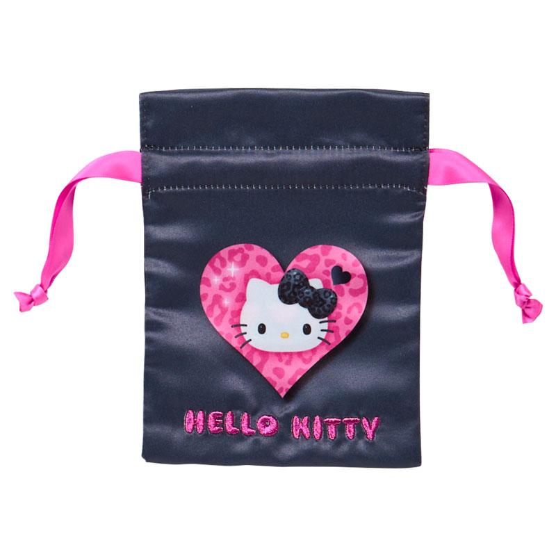 Hello Kitty Drawstring Pouch Set Monotone Animal Sanrio Japan 2025