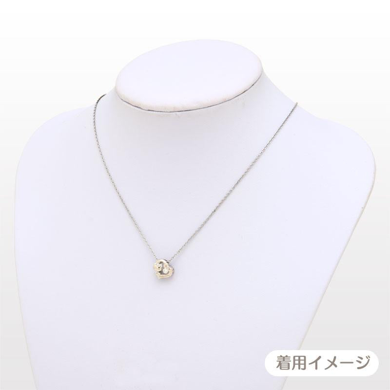 Hello Kitty Silver Necklace Heart Sanrio Japan 2025 Gift Box