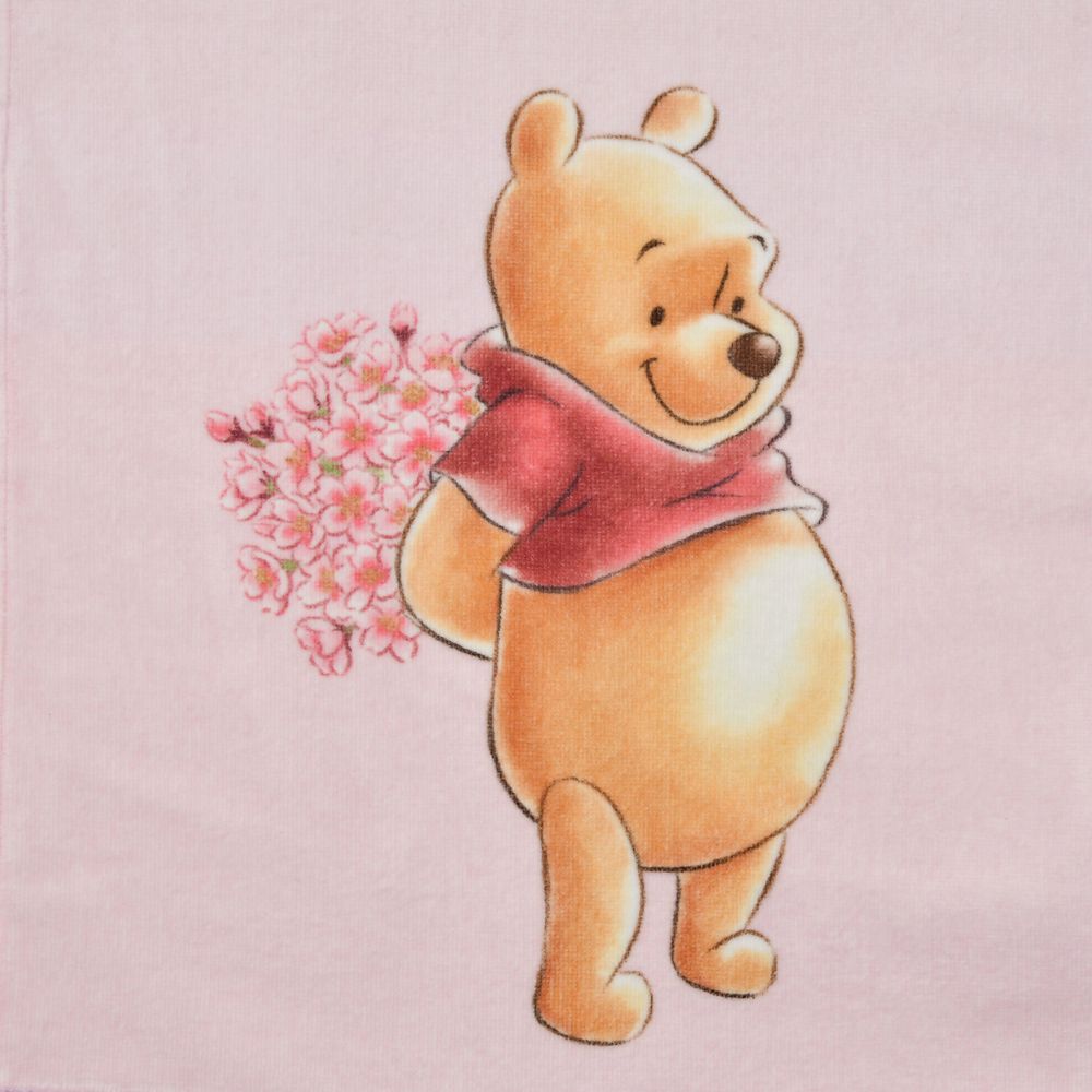 Winnie the Pooh Face Towel SAKURA Disney Store Japan 2025