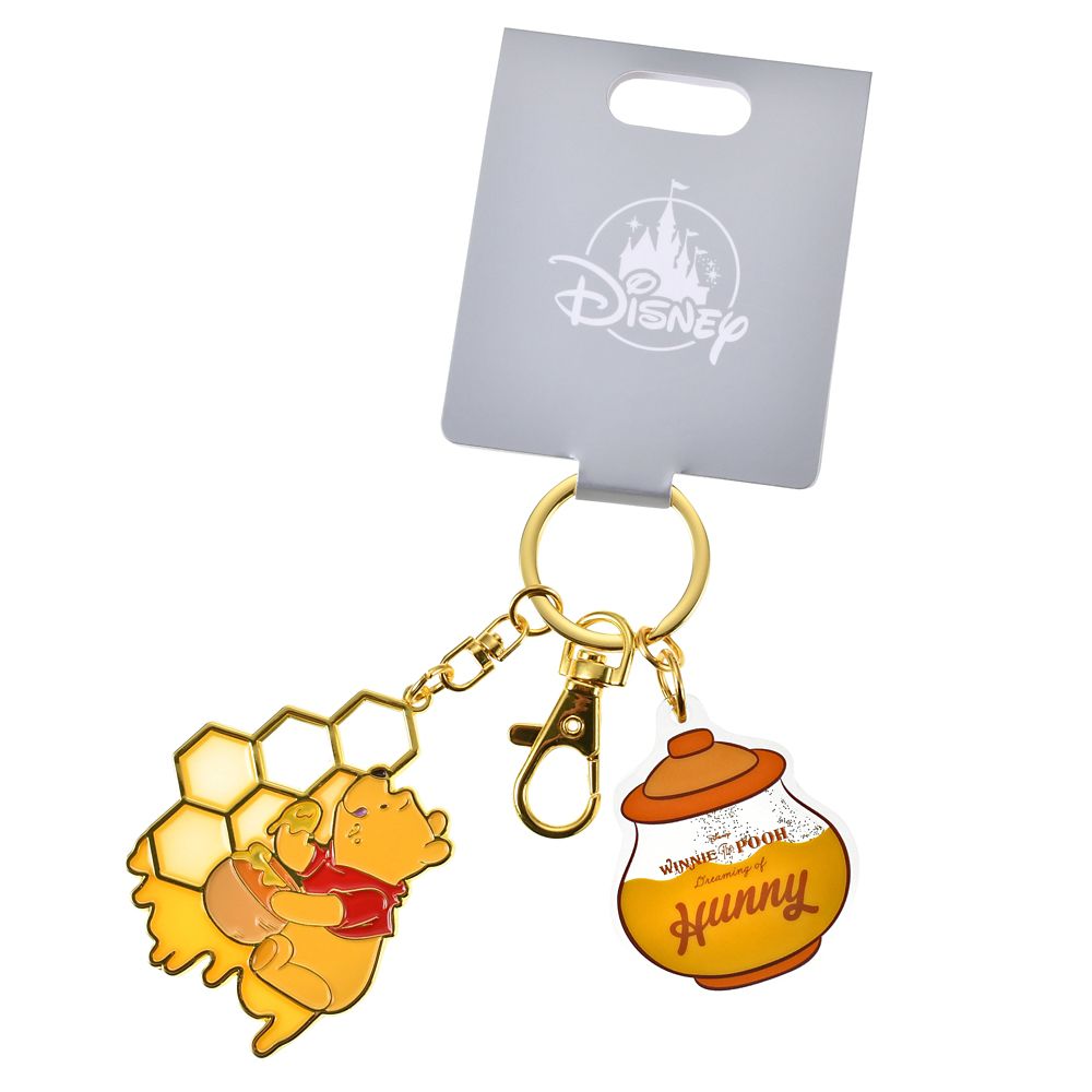 Winnie the Pooh Keychain Key Holder HONEY DAY Disney Store Japan 2025