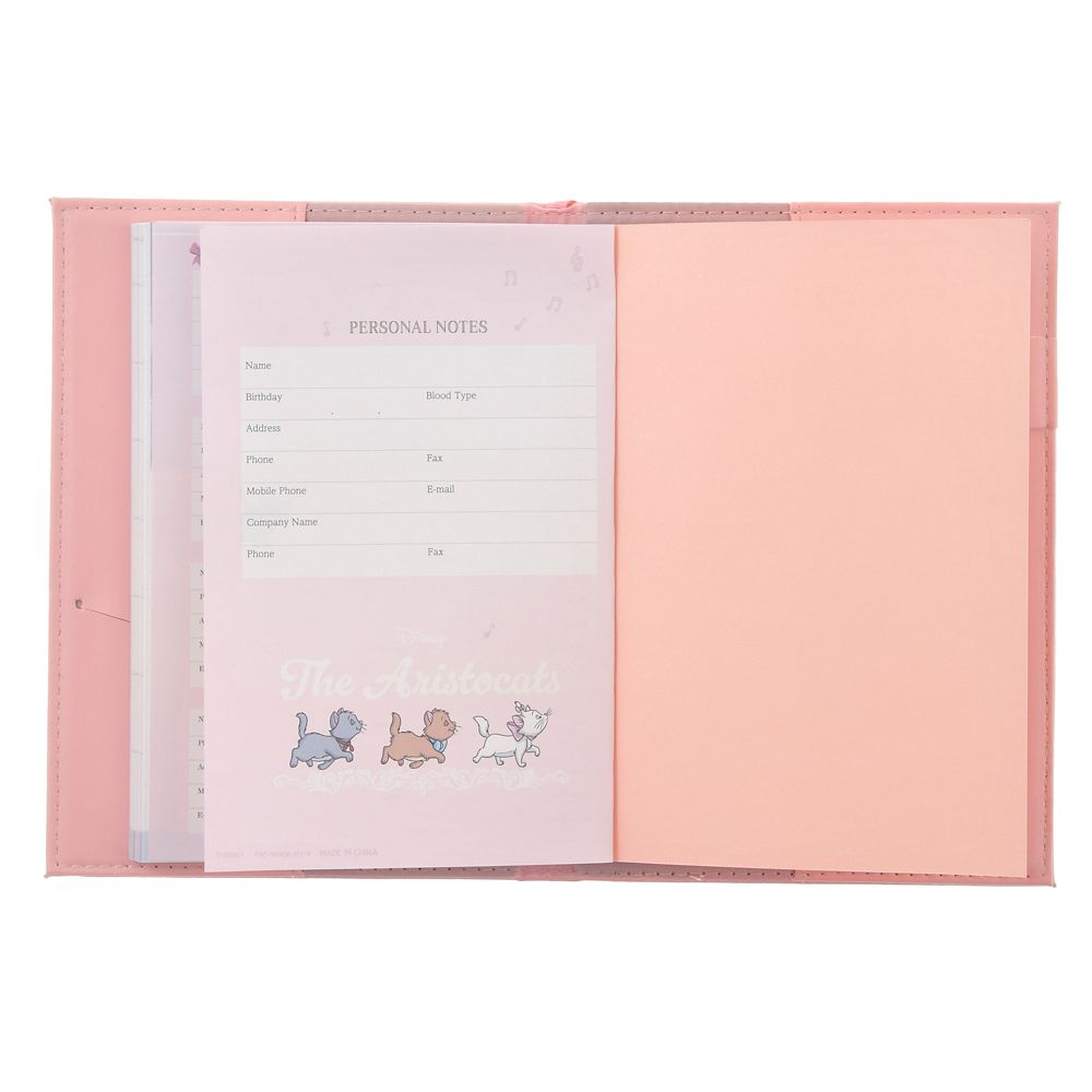 The Aristocats 2026 Schedule Book B6 Weekly Metallic Disney Store Japan