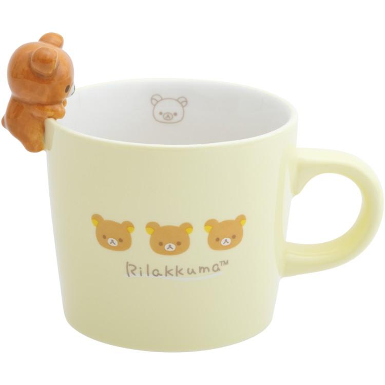 Rilakkuma Mug Cup w/ Figure Yellow San-X Japan 2025