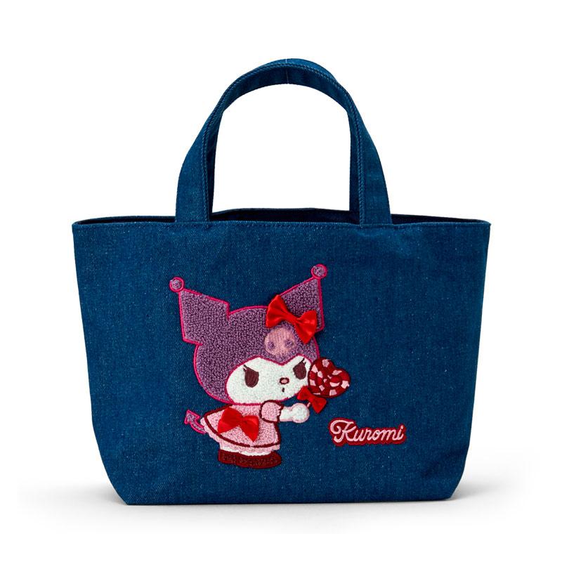 Kuromi Denim Tote Bag Sagara Embroidery Sanrio Japan 2025