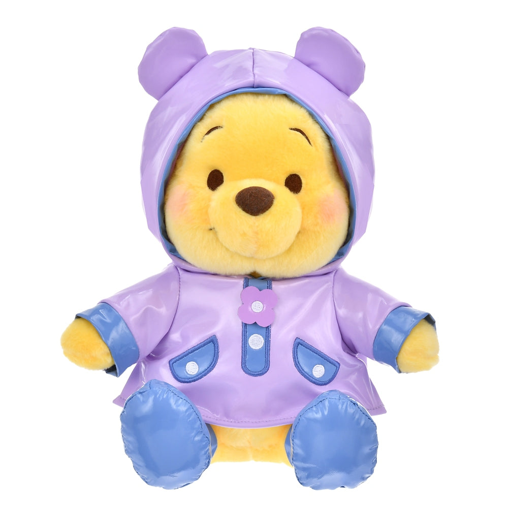 Winnie the Pooh Plush Doll Raincoat Disney Store Japan 2024