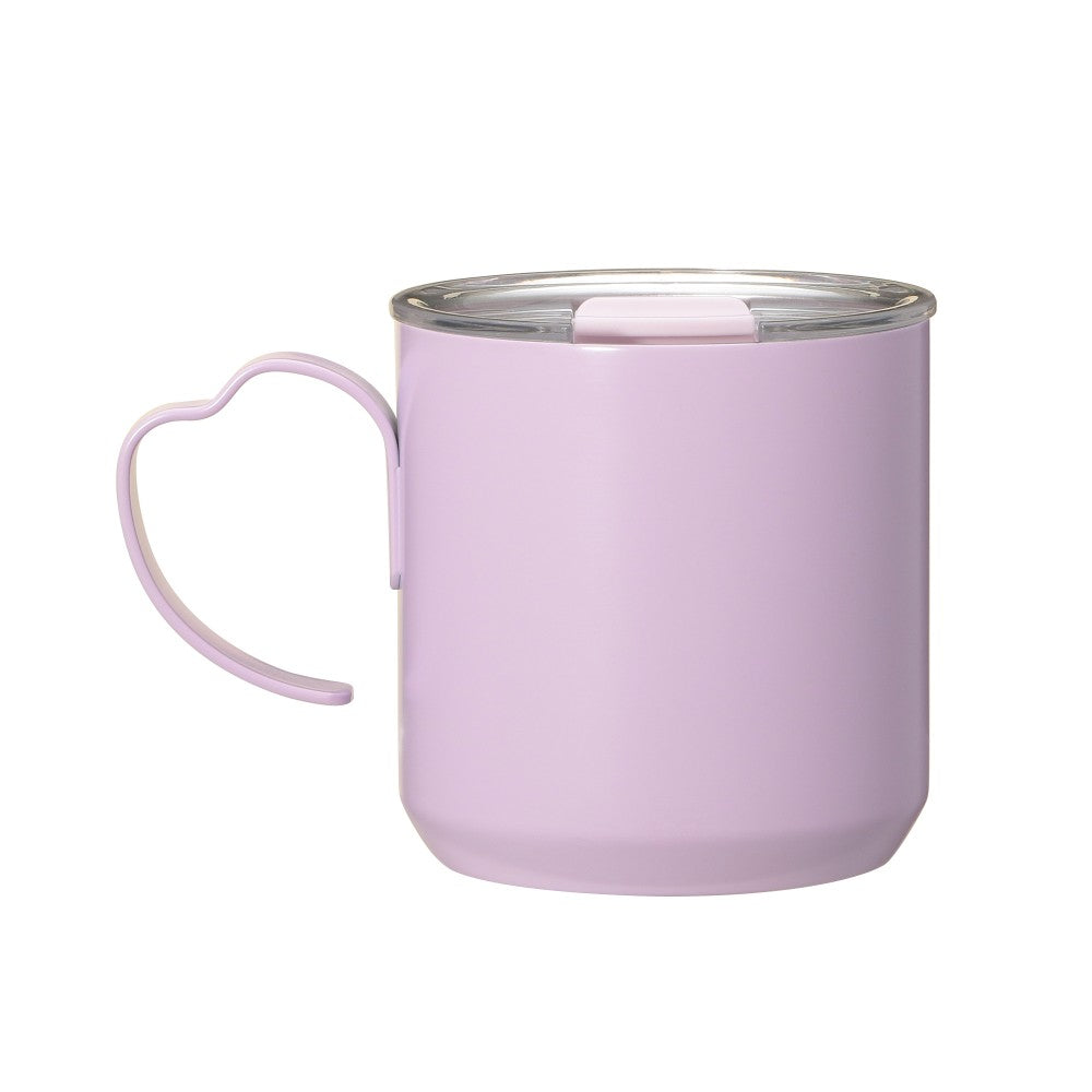 Starbucks Japan SAKURA 2025 Stainless Mug Cup Petal Handle Purple 355ml