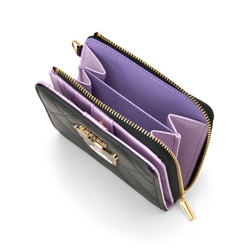 Kuromi Bifold Wallet Black Sanrio Japan 2025