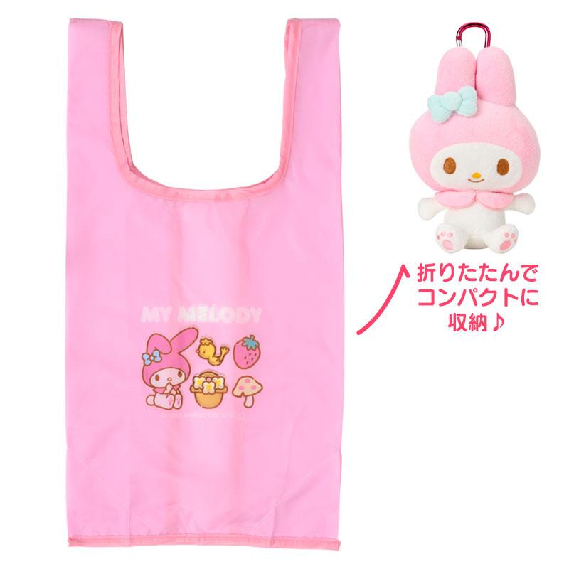 My Melody Plush Doll Eco Shopping Tote Bag Sanrio Japan 2025