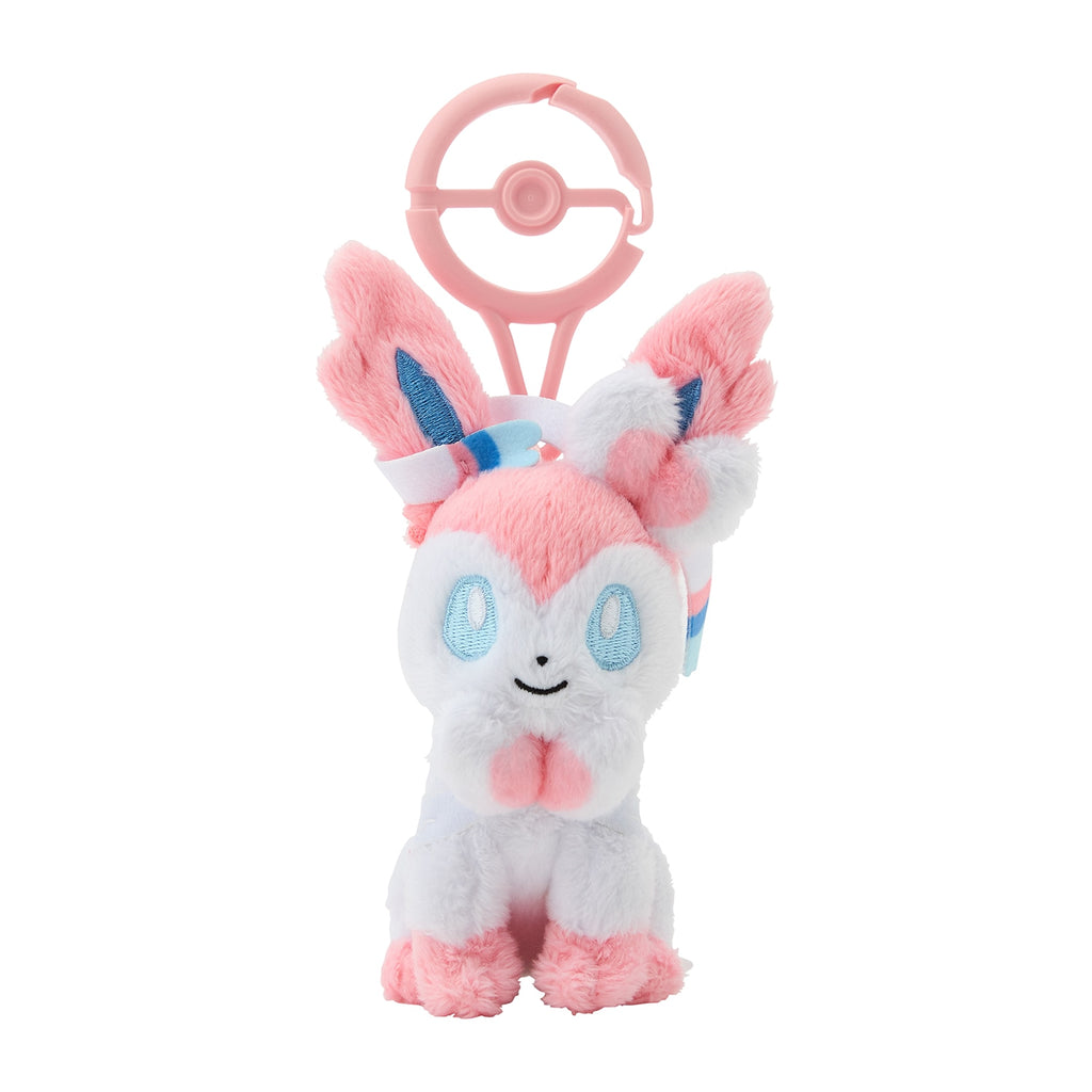 Sylveon Nymphia Plush Keychain with Carabiner Pokemon Center Japan 2024