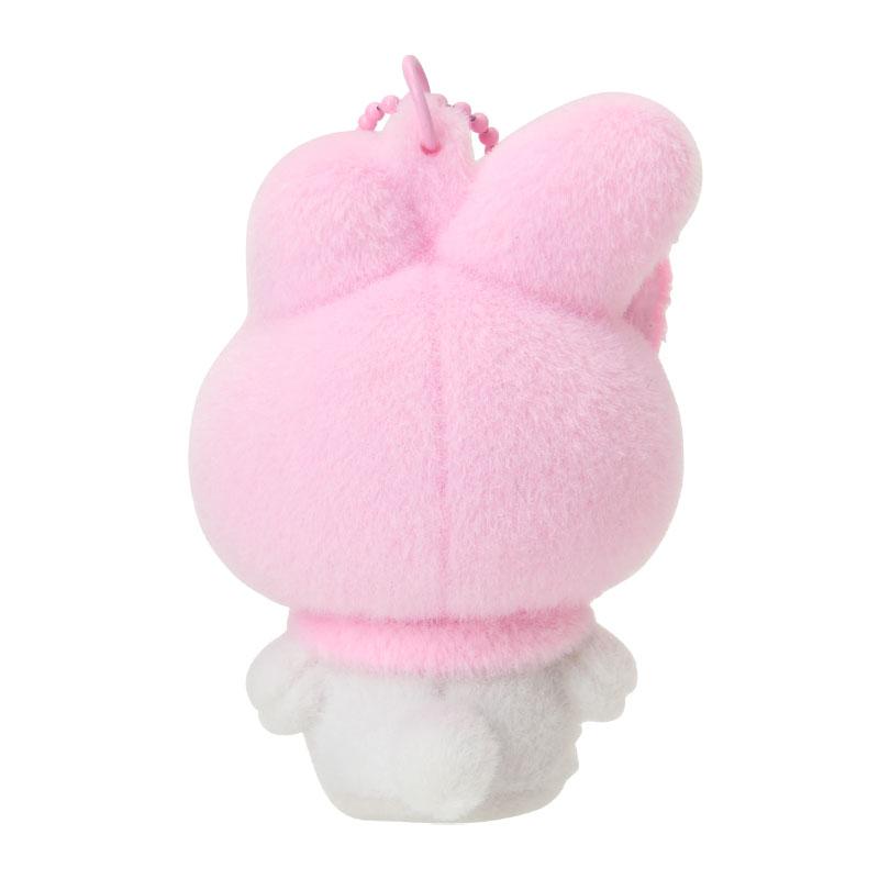 My Melody Flocky Mascot Holder Keychain Sanrio Japan 2025