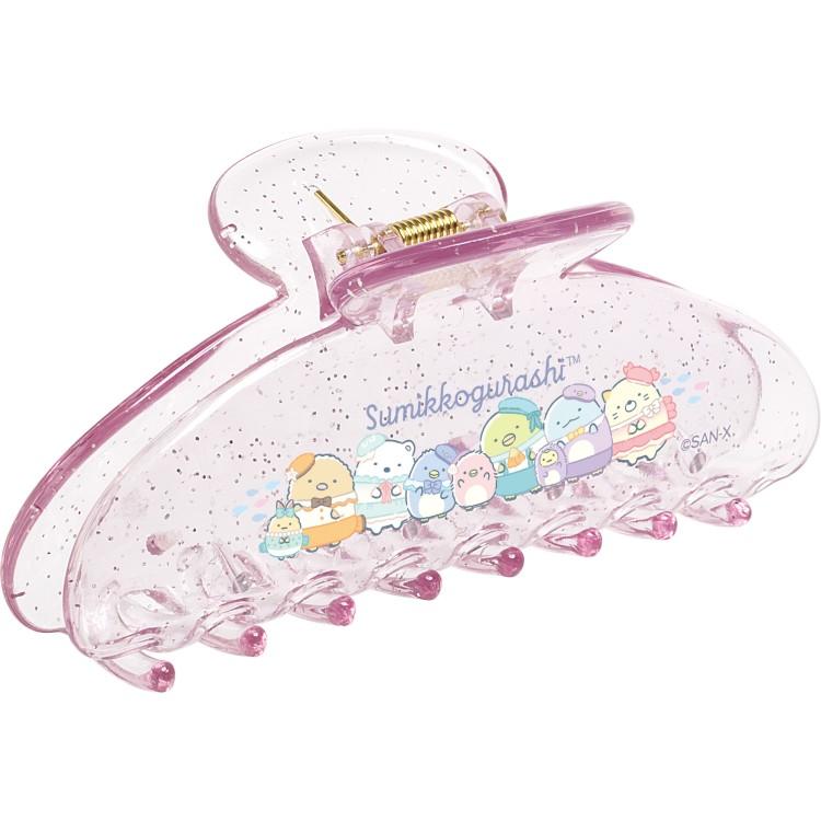 Sumikko Gurashi Vance Hair Clip Glitter Pink San-X Japan 2025