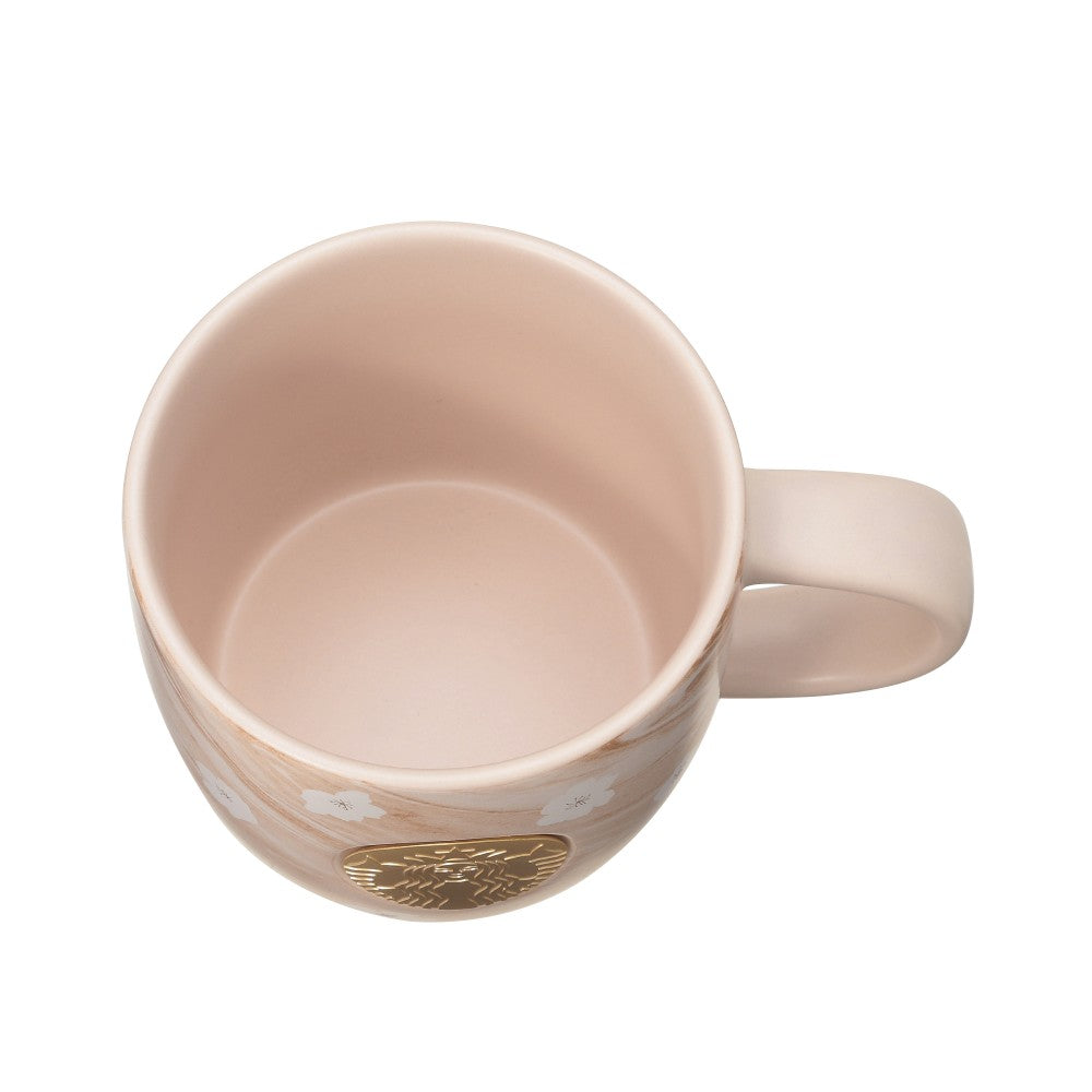 Starbucks Japan SAKURA 2025 Mug Cup Medal Marble 355ml