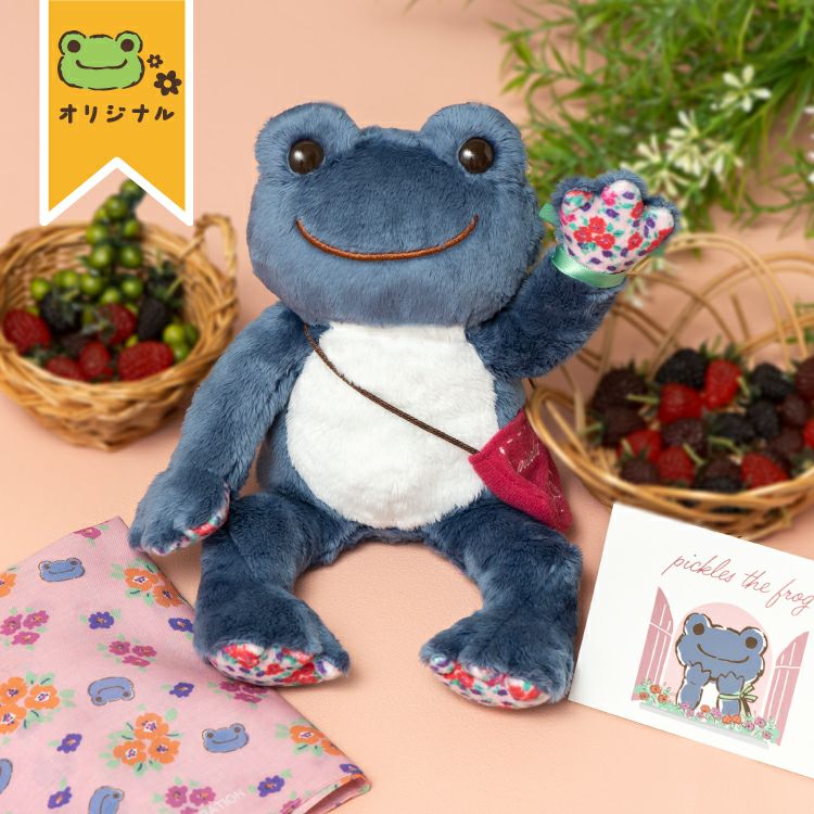 Pickles the Frog Bean Doll Plush Berry Japan Limit 2024