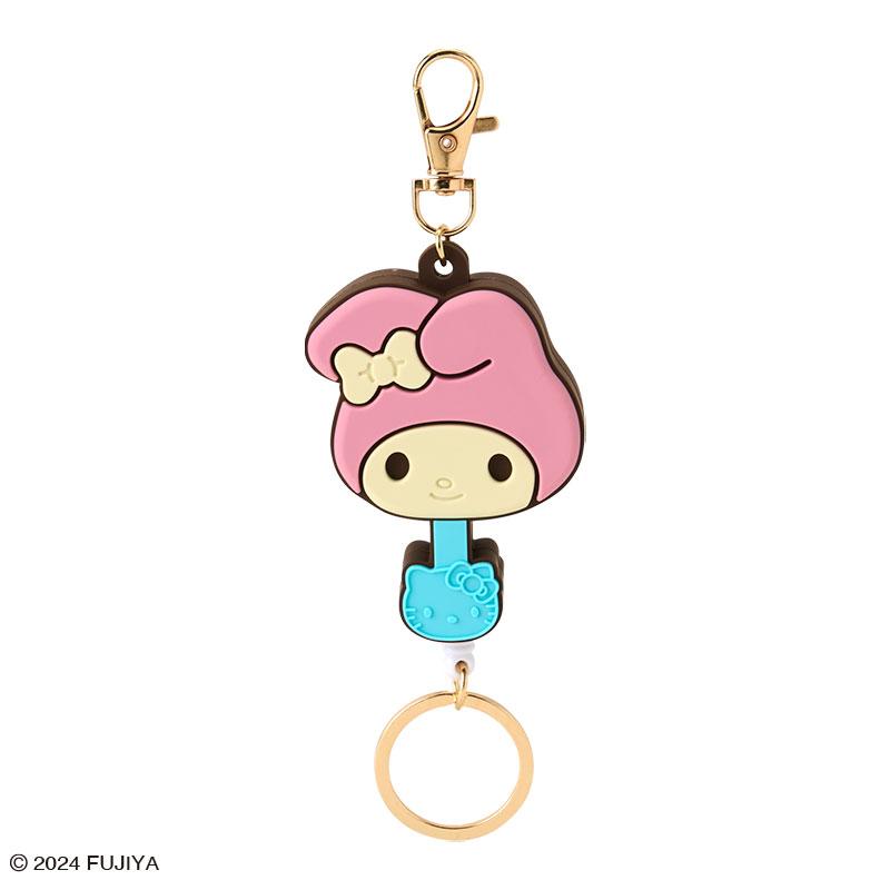 My Melody Rubber Keychain Key Holder Sanrio Characters Chocolate Japan