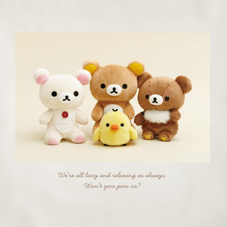 Rilakkuma Tote Bag White Stuffed Animal Photos San-X Japan 2025